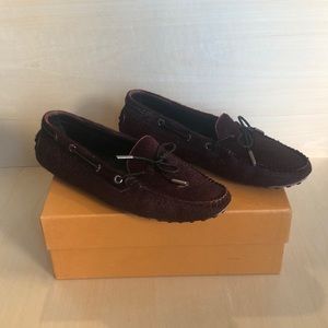 Tod’s Eye Lace Mocassin dark red 40